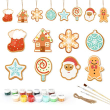 Charger l'image dans la galerie, Décorations de Noël Peinture par Numéros - Kit Petites Icônes de Noël 1