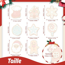 Charger l'image dans la galerie, Décorations de Noël Peinture par Numéros - Kit Petites Icônes de Noël 1