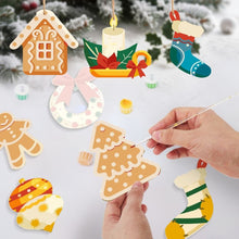 Charger l'image dans la galerie, Décorations de Noël Peinture par Numéros - Kit Cheminée Douillette