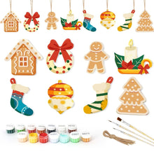 Charger l'image dans la galerie, Décorations de Noël Peinture par Numéros - Kit Cheminée Douillette