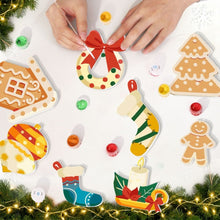 Charger l'image dans la galerie, Décorations de Noël Peinture par Numéros - Kit Cheminée Douillette