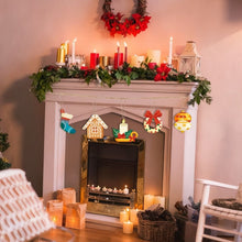 Charger l'image dans la galerie, Décorations de Noël Peinture par Numéros - Kit Cheminée Douillette