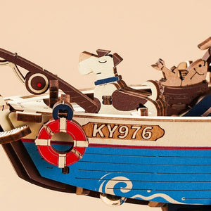 Puzzle 3D Pêcheur des Océans