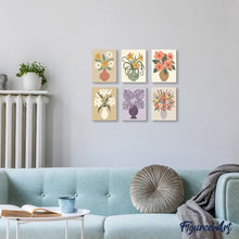 Charger l'image dans la galerie, Mini Peinture par numéros 15x20cm (6 pièces) - Vases Floraux