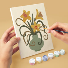 Charger l'image dans la galerie, Mini Peinture par numéros 15x20cm (6 pièces) - Vases Floraux
