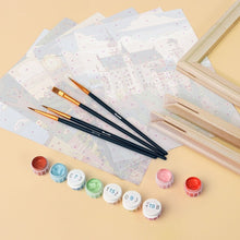 Charger l&#39;image dans la galerie, Mini Peinture par numéros 15x20cm (6 pièces) - Bonjour Allemagne