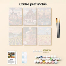 Charger l&#39;image dans la galerie, Mini Peinture par numéros 15x20cm (6 pièces) - Bonjour Allemagne