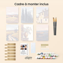Charger l&#39;image dans la galerie, Mini Peinture par numéros 15x20cm (6 pièces) - Toscane Classique