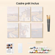 Charger l&#39;image dans la galerie, Mini Peinture par numéros 15x20cm (6 pièces) - Toscane Classique