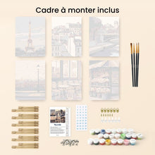 Charger l&#39;image dans la galerie, Mini Peinture par numéros 15x20cm (6 pièces) - Charme de Paris