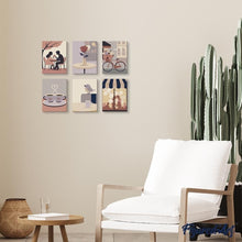 Charger l&#39;image dans la galerie, Mini Peinture par numéros 15x20cm (6 pièces) - Romance Café