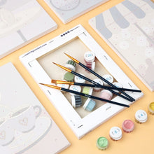 Charger l&#39;image dans la galerie, Mini Peinture par numéros 15x20cm (6 pièces) - Romance Café