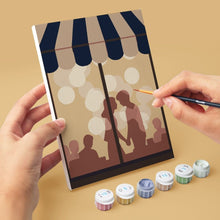 Charger l'image dans la galerie, Mini Peinture par numéros 15x20cm (6 pièces) - Romance Café