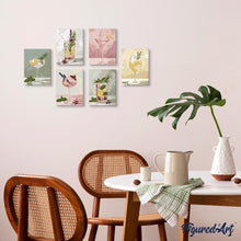 Charger l&#39;image dans la galerie, Mini Peinture par numéros 15x20cm (6 pièces) - Élixir Botanique