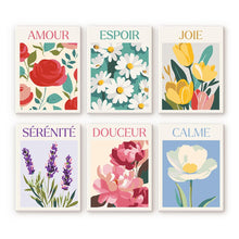 Charger l'image dans la galerie, Mini Peinture par numéros 15x20cm (6 pièces) - Fleurs de Bonheur Figured'Art