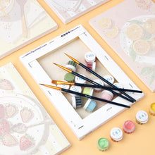 Charger l'image dans la galerie, Mini Peinture par numéros 15x20cm (6 pièces) - Gourmandises d'Été