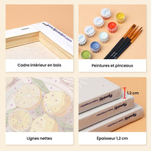 Charger l'image dans la galerie, Mini Peinture par numéros 15x20cm (6 pièces) - Gourmandises d'Été