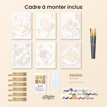 Charger l'image dans la galerie, Mini Peinture par numéros 15x20cm (6 pièces) - Gourmandises d'Été