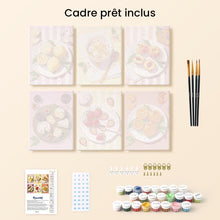 Charger l'image dans la galerie, Mini Peinture par numéros 15x20cm (6 pièces) - Gourmandises d'Été