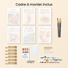 Charger l'image dans la galerie, Mini Peinture par numéros 15x20cm (6 pièces) - Dolce Vita