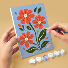 Charger l'image dans la galerie, Mini Peinture par numéros 15x20cm (6 pièces) - Fleurs Champêtres