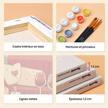 Charger l'image dans la galerie, Mini Peinture par numéros 15x20cm (6 pièces) - Romance et Amour