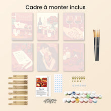 Charger l'image dans la galerie, Mini Peinture par numéros 15x20cm (6 pièces) - Romance et Amour