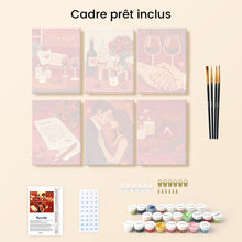 Charger l'image dans la galerie, Mini Peinture par numéros 15x20cm (6 pièces) - Romance et Amour