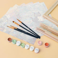 Charger l'image dans la galerie, Mini Peinture par numéros 15x20cm (6 pièces) - Chat Style Claude Monet