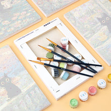 Charger l'image dans la galerie, Mini Peinture par numéros 15x20cm (6 pièces) - Chat Style Claude Monet