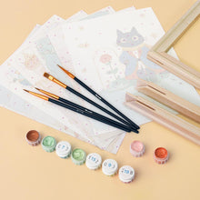 Charger l'image dans la galerie, Mini Peinture par numéros 15x20cm (6 pièces) - Petit Chat