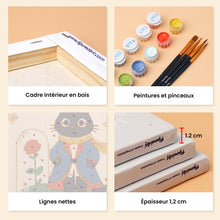 Charger l'image dans la galerie, Mini Peinture par numéros 15x20cm (6 pièces) - Petit Chat