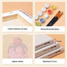 Charger l'image dans la galerie, Mini Peinture par numéros 15x20cm (6 pièces) - Glaces Vintage