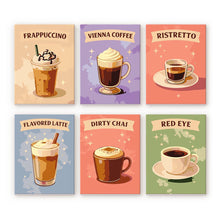 Charger l'image dans la galerie, Mini Peinture par numéros 15x20cm (6 pièces) - Cafés du Monde Figured'Art