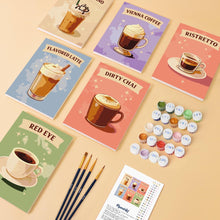 Charger l'image dans la galerie, Mini Peinture par numéros 15x20cm (6 pièces) - Cafés du Monde