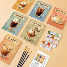 Charger l'image dans la galerie, Mini Peinture par numéros 15x20cm (6 pièces) - Spécialités de Café