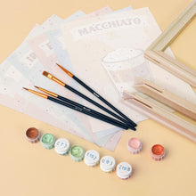 Charger l'image dans la galerie, Mini Peinture par numéros 15x20cm (6 pièces) - Spécialités de Café