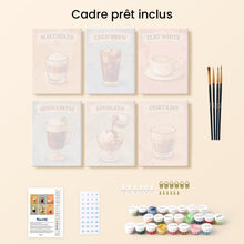 Charger l'image dans la galerie, Mini Peinture par numéros 15x20cm (6 pièces) - Spécialités de Café