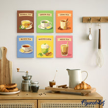 Charger l'image dans la galerie, Mini Peinture par numéros 15x20cm (6 pièces) - Thés du Monde