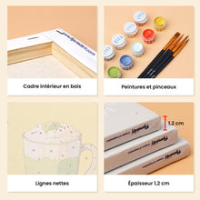 Charger l'image dans la galerie, Mini Peinture par numéros 15x20cm (6 pièces) - Thés du Monde