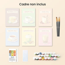 Charger l'image dans la galerie, Mini Peinture par numéros 15x20cm (6 pièces) - Thés du Monde