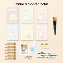 Charger l'image dans la galerie, Mini Peinture par numéros 15x20cm (6 pièces) - Thés du Monde