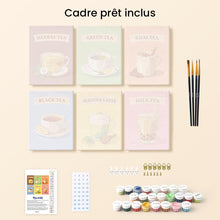 Charger l'image dans la galerie, Mini Peinture par numéros 15x20cm (6 pièces) - Thés du Monde