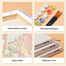 Charger l'image dans la galerie, Mini Peinture par numéros 15x20cm (6 pièces) - Évasion Méditerranéenne