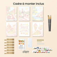 Charger l'image dans la galerie, Mini Peinture par numéros 15x20cm (6 pièces) - Évasion Méditerranéenne