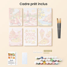 Charger l'image dans la galerie, Mini Peinture par numéros 15x20cm (6 pièces) - Évasion Méditerranéenne