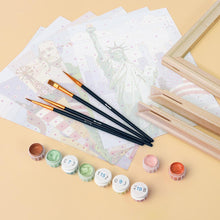 Charger l'image dans la galerie, Mini Peinture par numéros 15x20cm (6 pièces) - Bonjour USA