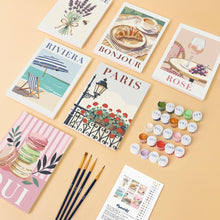 Charger l'image dans la galerie, Mini Peinture par numéros 15x20cm (6 pièces) - France Chic