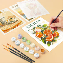 Charger l'image dans la galerie, Mini Peinture par numéros 15x20cm (6 pièces) - Douce Italie