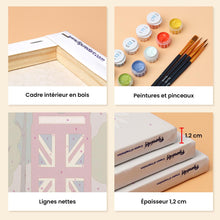 Charger l'image dans la galerie, Mini Peinture par numéros 15x20cm (6 pièces) - Charme Britannique